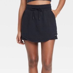 Joy Lab Black French Terry Skort Women’s Extra Large XL